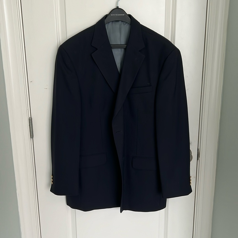 Stafford 44R men’s navy sport coat